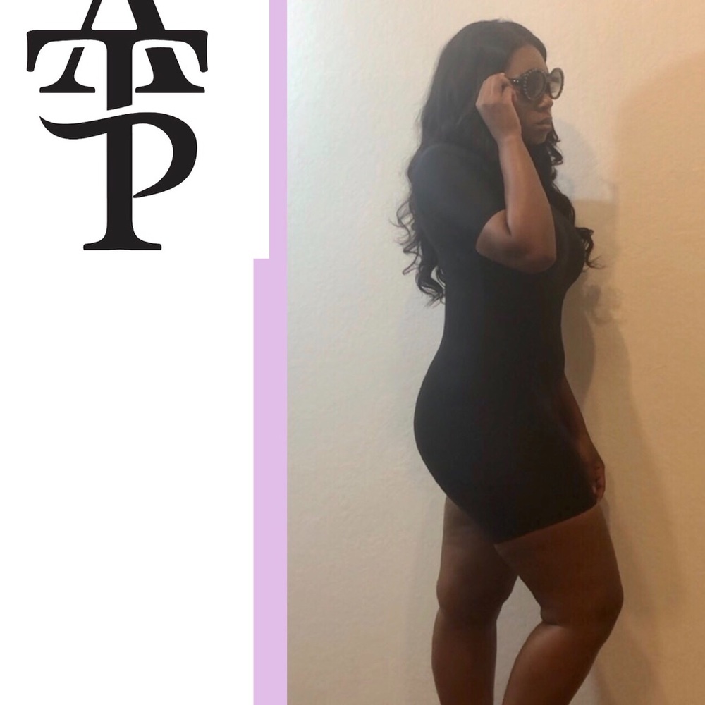 Black One Piece Zipper Jumpsuit